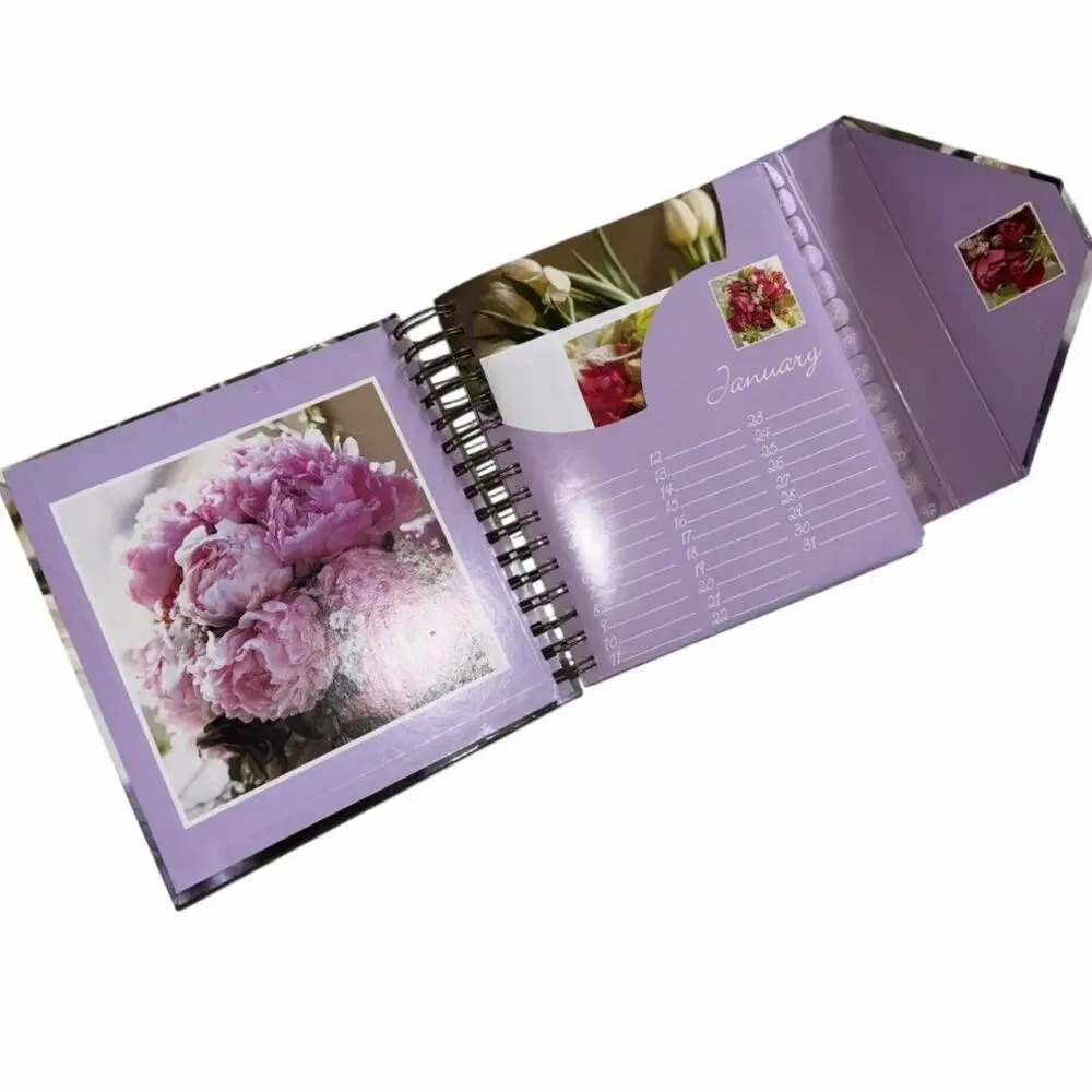 Innovage Floral Beauty Card Date Book Organizer